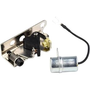 نقاط إشعال جزازة العشب 160-1183، مكثف 312-0246 متوافق مع محركات سلسلة Onan B48G B48M B43E B43G B43M B، 1601183 3120246 متوافق مع جرارات John Deer Lawn 316 318 420 F910 F930 in Kuwait