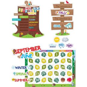 CTP Woodland Friends Calendar Set Bulletin Board, Classroom Displays (Creative Teaching Press 8006)