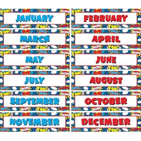 Teacher Created Resources Superhero Monthly Headliners (5590)