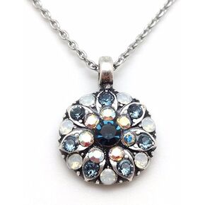 قلادة ماريانا مود نيلي سيلفرتون جارديان آنجل مزيج كريستال أزرق وأبيض 1069 in Kuwait