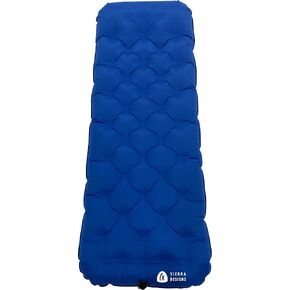Sierra Designs Queen Campaign Air Mattress | Air Bed for Car Camping and Travel | Full TPU Construction Means no Harmful or Toxic Materials | Includes Battery Operated Pump of Easy Fast Inflation |
