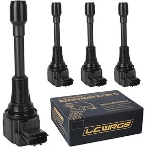 Set of 4 Ignition Coil Fits for 2.5 L4 2007 2008 2009 2010 2011 2012 Nissan Altima Sentra Rogue Versa Infiniti FX50 QX60 Coil Packs 2.5L Replaces# UF549 C1696
