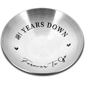 6th Anniversary Iron Gifts for Him Her - Ring Holder 6 Years Anniversary for Husband Wife Anniversary Wedding Gifts for Women Men Couple Gifts, Christmas Valentines Birthday Gifts for Wife