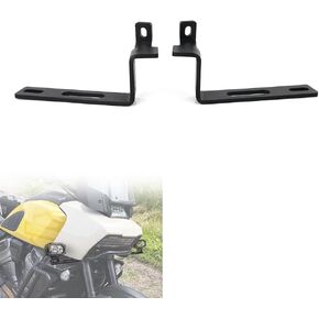 Xitomer 4mm Steel Motorcycle Auxiliary Light Mount, Fit for 2023 Pan America 1250 2022 2021 Pan America 1250 2021-2023, Auxiliary Light Bracket for Pan America 1250 Led Light Mounts
