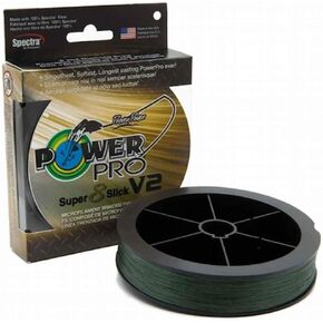 Power Pro Super8Slick V2 Moss Green Braided Line