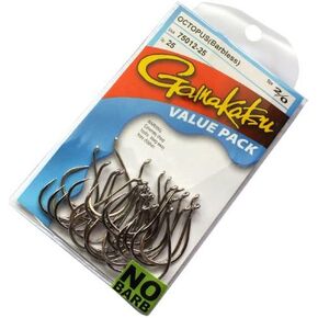 Gamakatsu Barbless Octopus Hook-Pack of 25