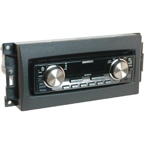 Scosche CR1288B Compatible with 2007-17 Chrysler/Dodge/Jeep ISO DIN Dash Kit Black
