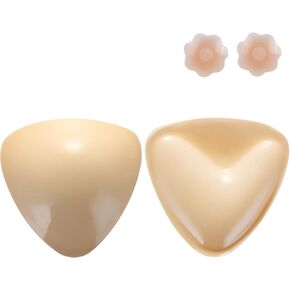 Double Sided Sticky Bra Push Up,Bra Inserts,Adhesive Silicone Bra Pads Inserts for Swimsuits Bikini.