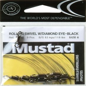 Mustad Diamond Eye Swivel Fishing Equipment