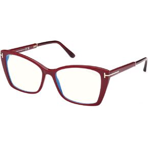 Tom Ford FT5893-B BLUE BLOCK Bordeaux 55/16/140 unisex Eyewear Frame