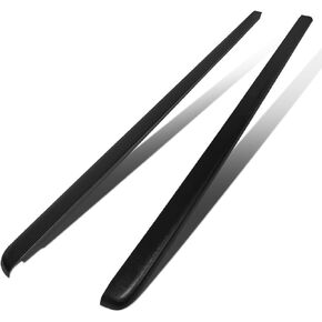DNA Motoring BEDC-NS-013 Left+Right Truck Bed Rail Cap [For 07-15 Chevy Silverado 6.5Ft Bed],Black