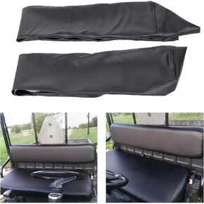 ECOTRIC Front Bench Seat Cover Compatible with 1993-2019 Kawasaki Mule 2500 2510 3000 3010 4000 4010 Vinyl Heavy Duty