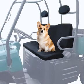 UTV Ranger Seat Covers, Black Waterproof Front Bench Seat Cover Compatible with 2002-2008 Polaris Ranger 500/700/800
