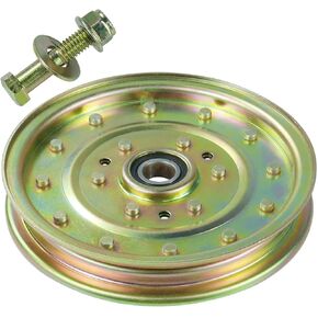 2 Pack 1-633109 Pulley يحل محل Exmark 116-4667 ، Exmark 1-633109 ، Toro 132-9424 Pulley-Idler Flat ، Exmark 126-7685 Idler-Pulley for Toro Z400 ، Z441 ، Z449 ، Z453 Z500 Z553 Z55 MOWORS