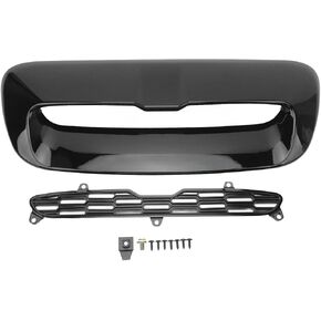 Front Air Hood Vent Scoop Trim for Cooper S R56 R55 R57 R58 R59, 2PCS Front Engine Hood Vent Cover Replacement, Hood Bonnet Air Intake Vent Scoop Cover