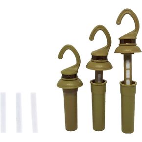 HME Seal-Tite Drop Wick with Replacement Felts (Pack of 3) | Variably-Adjustable Easy-to-Use Air-Tight Scent Dispenser with Rain Protection
