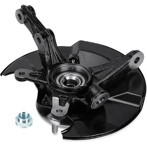 Front Right and Left Side Steering Knuckle & Wheel Bearing Hub Assembly Compatible with Honda Civic 2006-2011, Replace for 698-450, 698-451