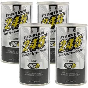 BG 245 Premium Diesel Fuel System Cleaner, 11 oz. Can, 4-Pack