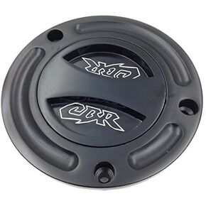 SMT-Black Aluminum Keyless Fuel Tank Gas Cap Compatible With Honda Cbr 600 929 954 Cb600F 900F [B00RW3OC3Y]