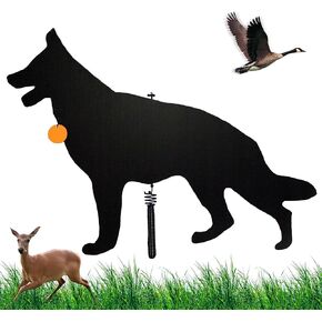 Lone Dog Decoy - Predator Decoys, Repellent for Geese, Deer - Goose Deterrent, Dog Decoy to Keep Away Pests - Predator Replica Visual Scare Device