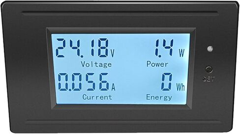 تيار مستمر 6-100 فولت 0-20A شاشة الكريستال السائل متعددة الوظائف رصد متر الرقمية الجهد الحالي الطاقة مقياس الطاقة المتعدد مقياس التيار الكهربائي الفولتميتر in Kuwait