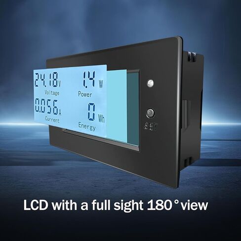 تيار مستمر 6-100 فولت 0-100 أمبير شاشة LCD متعددة الوظائف جهاز قياس الجهد الرقمي الحالي مقياس طاقة الطاقة مقياس متعدد مقياس التيار الكهربائي الفولتميتر مع تحويلة تيار 100 أمبير in Kuwait