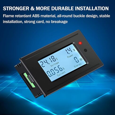 تيار مستمر 6-100 فولت 0-100 أمبير شاشة LCD متعددة الوظائف جهاز قياس الجهد الرقمي الحالي مقياس طاقة الطاقة مقياس متعدد مقياس التيار الكهربائي الفولتميتر مع تحويلة تيار 100 أمبير in Kuwait