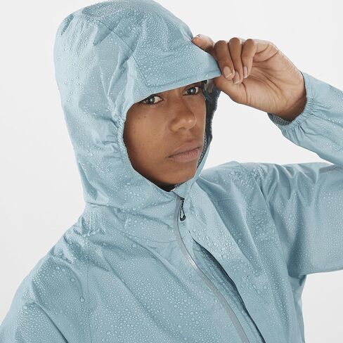 Salomon Women's Bonatti Waterproof Shell Light Jacket for Trail Running in Saudi Arabia
