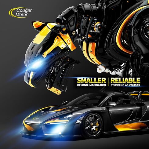 Cougar Motor H11 Light Bulbs, H11 Fog Lights H9 Light H8 Bulb 18000LM 6500K - Small Size with Silent Cooling Fan, Powersports ATV/UTV Fog Bulb, Non-polarity, Plug & Play - Pack of 2 in Saudi Arabia
