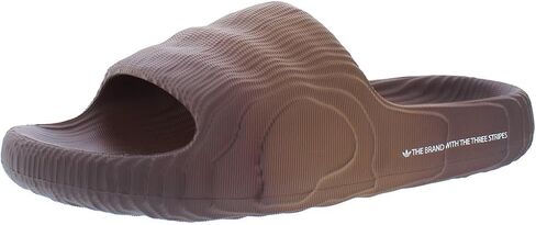 adidas Adilette 22 Slide Mens Shoes Size 11, Color: Preloved Brown/Shadow Brown/Core Black/Brown in Saudi Arabia