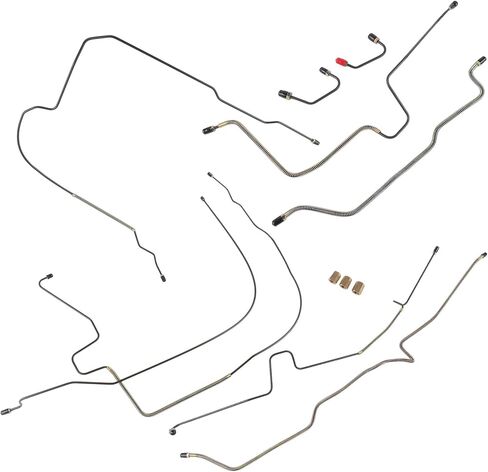 919-221 Stainless Steel Brake Line Kit Replacement for 1997-2006 Jeep Wrangler TJ in Saudi Arabia