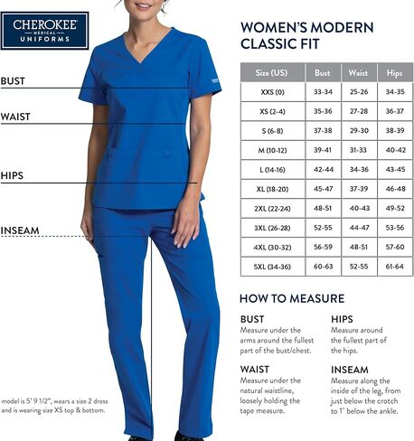 Women Scrubs Set Workwear Professionals WW665 V-Neck Top & WW170 Mid Rise Straight Leg Pull-on Cargo Pant, Olive- M Top/M Pant in Saudi Arabia