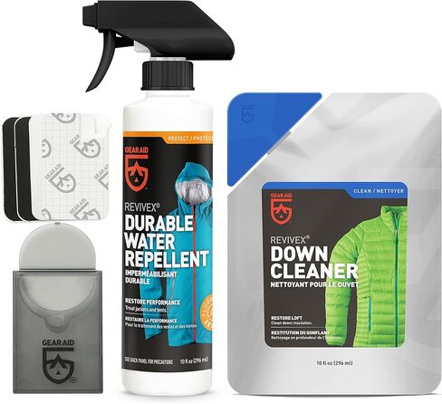 GEAR AID Revivex Down Cleaner for Washing and Restoring Loft in Puffer Jackets, Vests, Blankets, and Sleeping Bags, 10 Fl Oz in Saudi Arabia