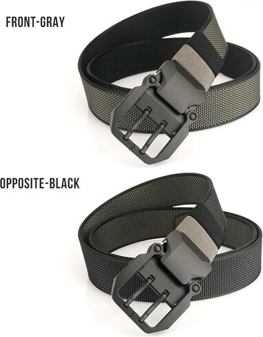 Reversible Nylon Belt, Double Hole Grommet Belts For Men Golf Belt Casual Work Belt with Adjustable Trim to Fit in Saudi Arabia
