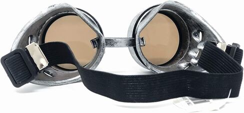 STORM BUY ] Steampunk Style Metallic Scientist Time Traveler Luxury Class Goggle Halloween Costume Cosplay Party in Saudi Arabia