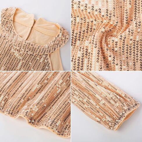GRACE KARIN Girls Sequin Tops Long Sleeve Sparkle Glitter Shirt Blouse Size 5-12 in Saudi Arabia