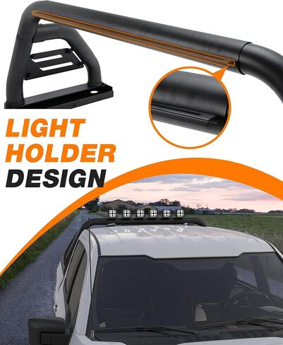 قضيب لف رف مطاردة قابل للتعديل مناسب لسيارات Ford F-150 وChevy Silverado وGMC Sierra وDodge Ram 1500 وToyota Tundra in Kuwait