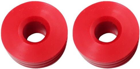 KF04060BK مجموعة جلبة تثبيت الجسم متوافقة مع 2008-2016 Ford F250 F350 Super Duty 2WD 4WD من مادة البولي يوريثين الحمراء وحوامل الكابينة والأكمام الفولاذية والأجهزة in Kuwait