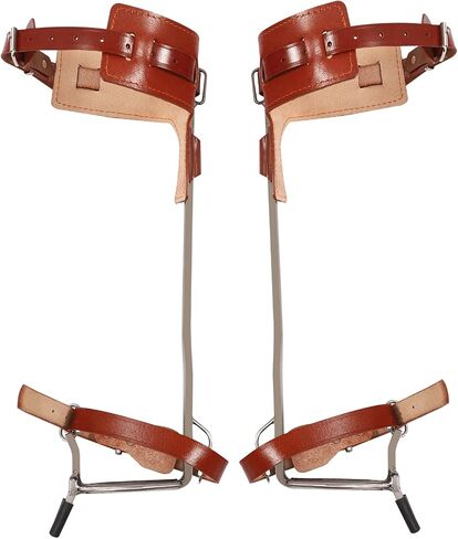 Tree Climbing Spikes, Adjustable Climbing Set with Non-Slip Pedal Tree Climbing Tool for Climbing Trees Outdoor in Saudi Arabia