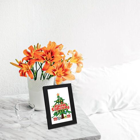 مجموعة مكونة من 66 إطار صورة، إطارات صور كبيرة الحجم، إطارات صور بسيطة للتثبيت على الحائط، إطارات صور متعددة للحائط أو سطح الطاولة، مقاس 5×7 أسود in Kuwait