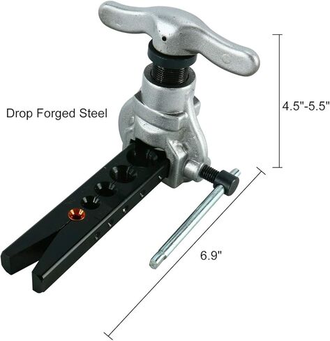 مجموعة أدوات حرق الأنابيب المخروطية من DasMarine 6 مقاسات من 1/4 بوصة إلى 3/4 بوصة 45 درجة زاوية مخروطية غريب الأطوار لتطبيقات خط فرامل تبريد الغاز المائي in Kuwait
