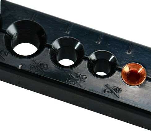 مجموعة أدوات حرق الأنابيب المخروطية من DasMarine 6 مقاسات من 1/4 بوصة إلى 3/4 بوصة 45 درجة زاوية مخروطية غريب الأطوار لتطبيقات خط فرامل تبريد الغاز المائي in Kuwait