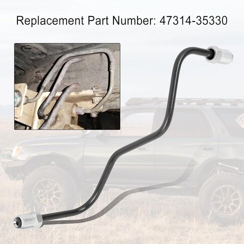 أنبوب خط الفرامل الأمامي الأيمن رقم 4 مناسب لـ 1996 1997 1998 1999 2000 2001 2002 Toyota 4Runner استبدال 47314-35330 4731435330 in Saudi Arabia