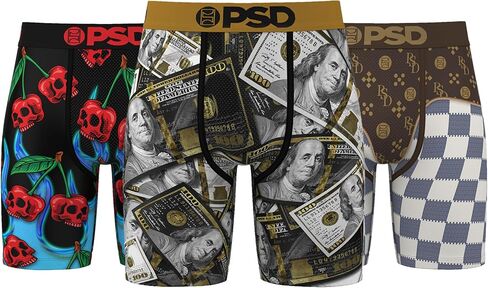 بوكسر رجالي PSD Rich Drip 3-Pack، متعدد، S in Kuwait