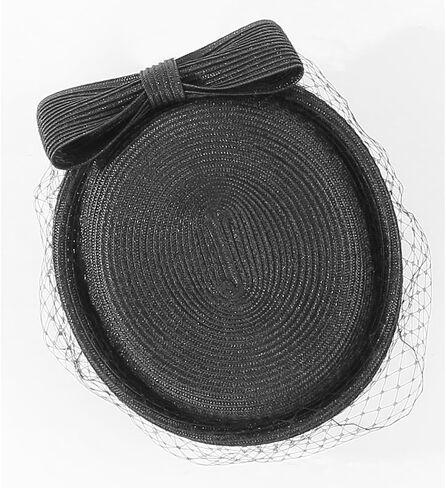 British Vintage Elegant Pillbox Hat with Veil Bowknot Ladies Bridal Wedding Women Fascinator Hat Mesh Fedoras in Saudi Arabia
