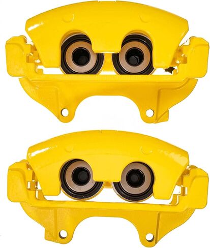 Power Stop Front S5016YLW Pair of High-Temp Yellow Powder Coated Calipers in Saudi Arabia