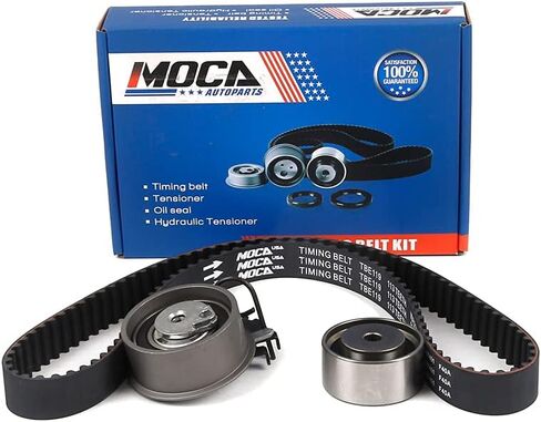MOCA TCK284A Timing Belt Kit Fit 2007-2012 for Hyundai Elantra & 2010-2011 for Kia Soul & 2006-2009 for Kia Spectra 2.0L L4 in Kuwait