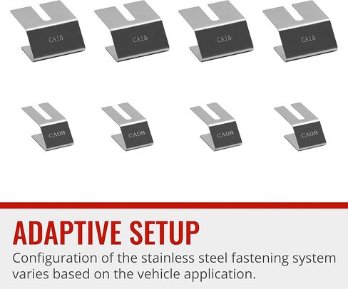 أغطية فرجار MGP (14234SBOWRD) غطاء فرجار أمامي وخلفي منقوش عليه "ربطة عنق" مع لمسة نهائية من مسحوق أحمر وشخصيات فضية، (مجموعة من 4) in Kuwait
