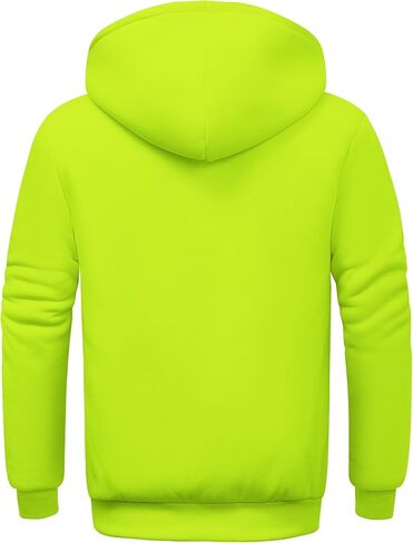V VALANCH Men Hoodies Zip Up Sherpa Lined Sweatshirts Heavyweight Thick Warm Fleece Winter Jacket in Saudi Arabia