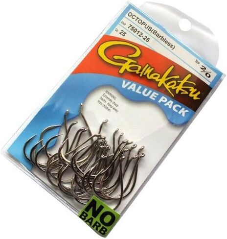 Gamakatsu Barbless Octopus Hook-Pack of 25 in Saudi Arabia
